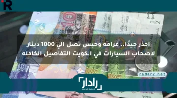 احذر جيدًا.. غرامة وحبس تصل إلى 1000 دينار لأصحاب السيارات في الكويت التفاصيل الكاملة